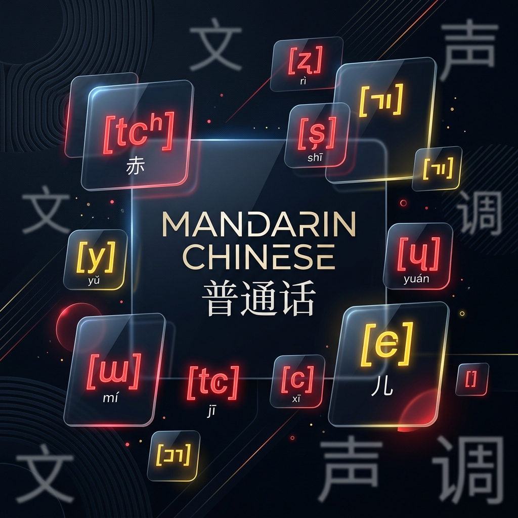 Mandarin Chinese IPA Chart Symbols