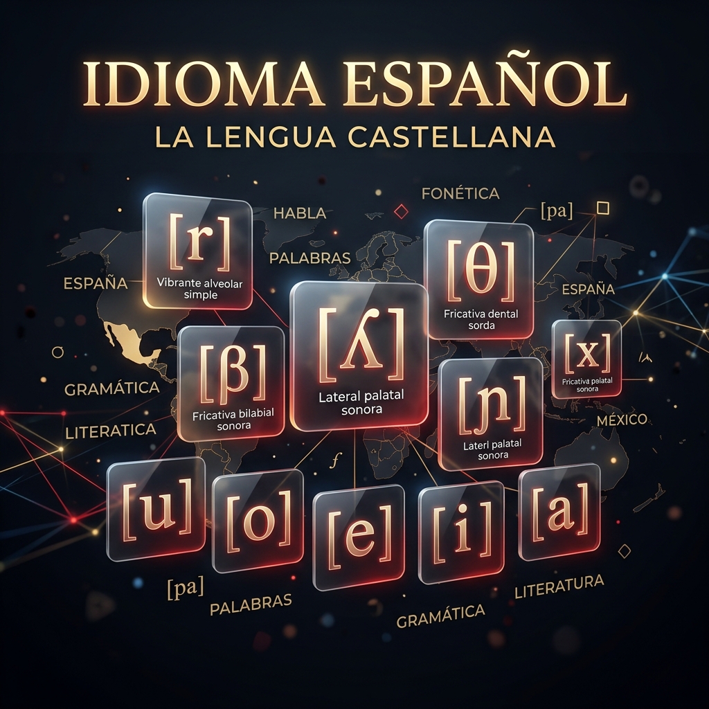 Spanish IPA Chart Symbols